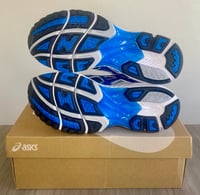Image 4 of Asics Gel-Nimbus 10.1 White Directoire Blue size 8.5