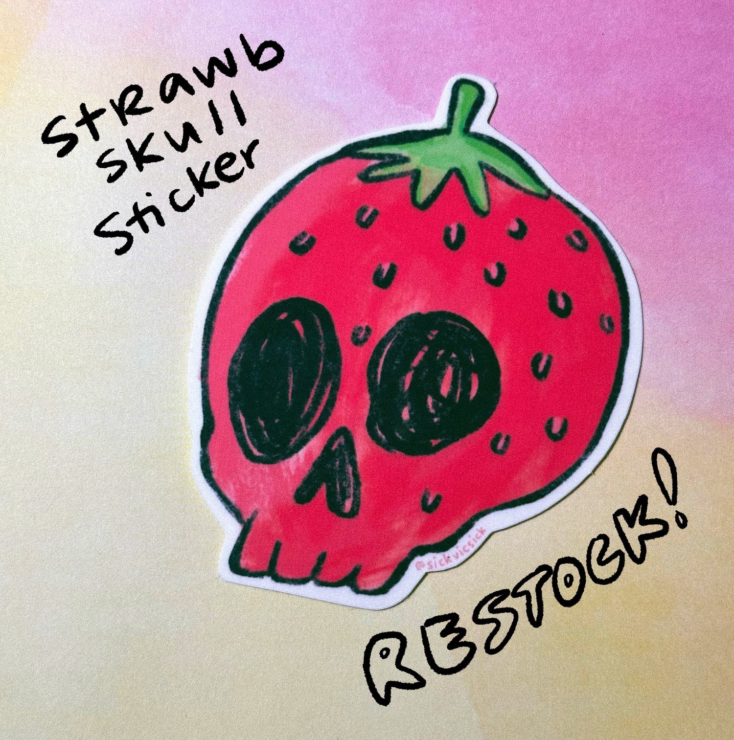 Strawberry Skull