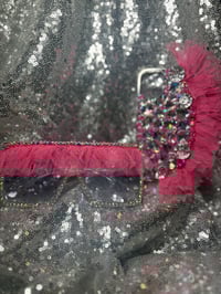 Image 2 of Pink lace bling, iPhone case  
