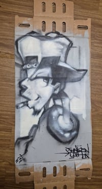 Funken oath - exit painting on cardboard 