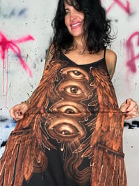 Image 4 of “ETHEREAL” CUSTOM PAINTED OVWRSIZED JUMPER LARGE