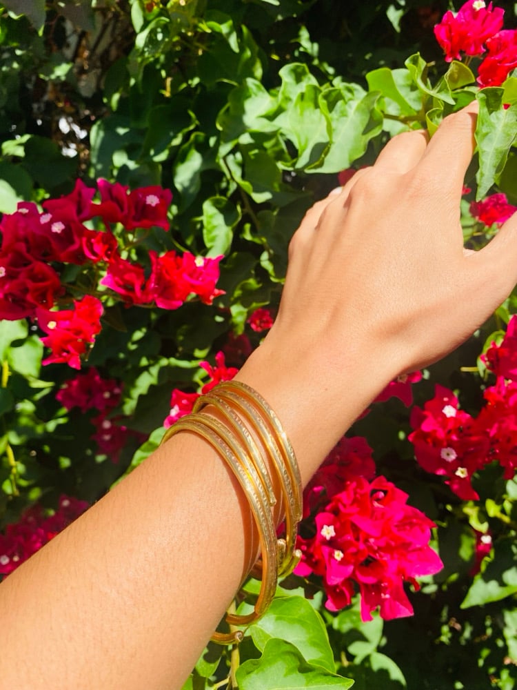 Image of Hand Hammered Brass Bangles (FREE with a purchase of $25 & up)
