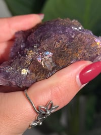 Image 2 of NATURAL RAINBOW IRIDESCENT CUBIC FLUORITE -CHINA- N