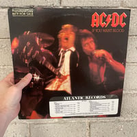 AC/DC ‎– If You Want Blood You've Got It - First Press Promo LP with timing sheet sticker! 