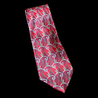 Image 1 of Lanvin Geometric Abstract Silk Tie