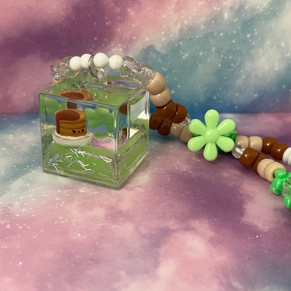 Image of Floaty Pancake Kandi Necklace Fidget