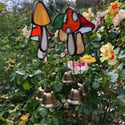 Mushroom Windchime Red/Orange/Amber/Green