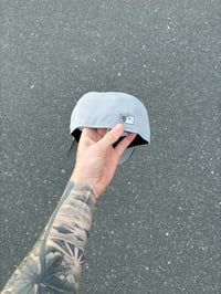 Image 3 of TRI TONE GRAYS NEW YORK YANKEES CUSTOM FITTED CAP