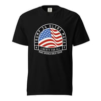 Image 1 of Trump 24 Ultra MAGA Liberty for ALL Dark Colors Unisex Garment-Dyed Heavyweight T-shirt