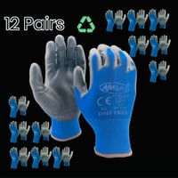 Image 1 of 12 Pairs | Working Protective Glove - Anti Slip