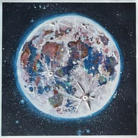 Image 1 of Limited embellished “the moon” fine art print