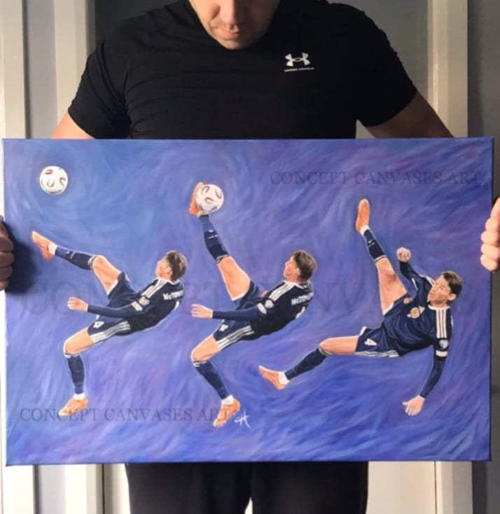 Image of McTominay ‘On Our Way’ Original