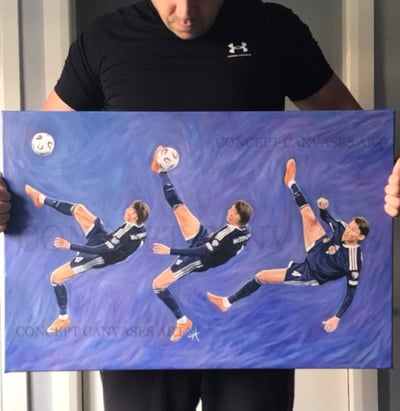 Image of McTominay ‘On Our Way’ Original