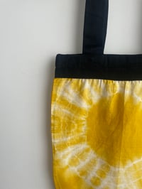 Image 2 of Yellow Adire Tote Bag : Decision Sacred Art Gallery