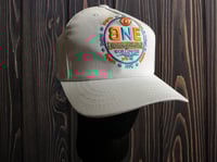 Image 5 of BNE WorldWide Hat 🌍 (orange and blue)