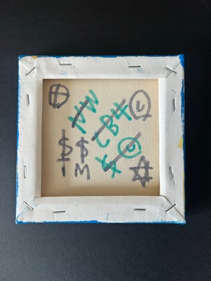 Image of Sad Skull canvas 