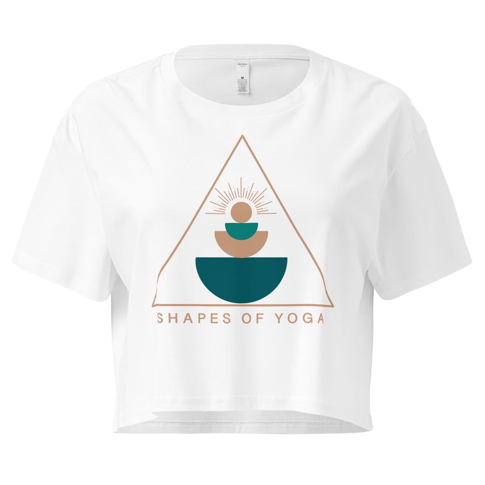 Women’s crop top - Shapes of Yoga
