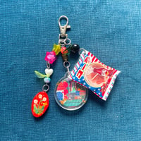 party trinket keychain