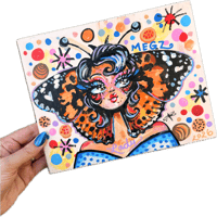 Painted lady butterfly (original)