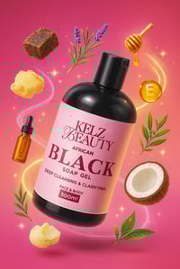 Image 2 of Kelz Beauty African Black Soap Gel (500ml)