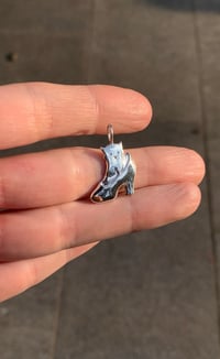 Image 2 of puss in boot silver pendant - hit me up to purchase