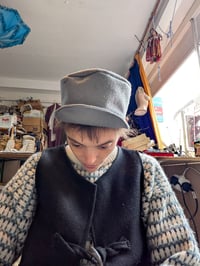 Image 2 of Baker boy hat in wool