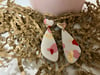 Valentines terrazzo dangles 