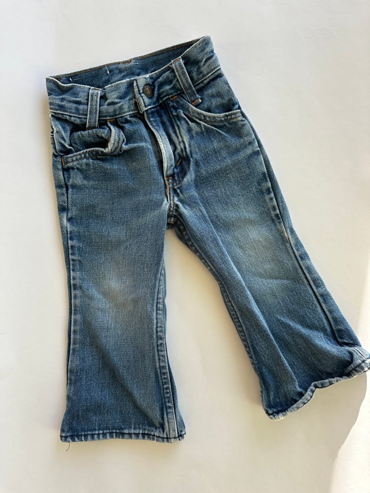 Image of Vintage 70's Levi's Bells Size 2T
