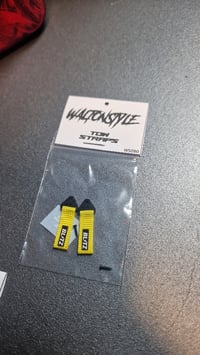 Image 1 of Blitz (black) rc drift tow straps 