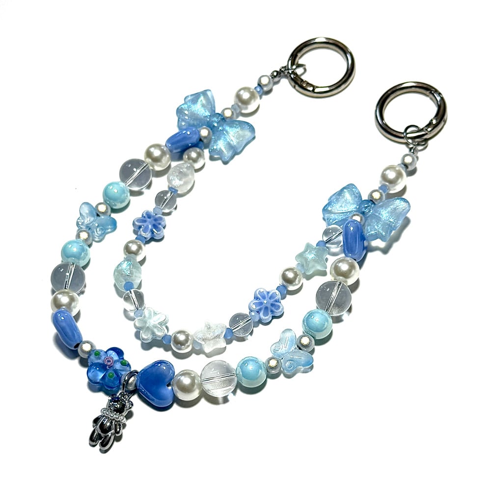 Image of Love Blue Bag Chain