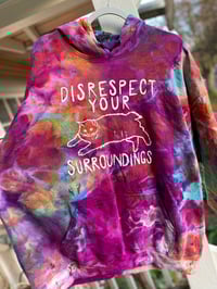 Image 2 of 2XL Disrespect Your Surroundings Tie Dye Hoodie 1