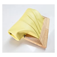 Image 4 of Buttercup Leather & Timber Clutch  