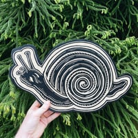 Image 1 of Snail Woodcut