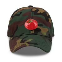 Image 3 of ArtxAdrienne "Tomato" Collection Camo Hat 