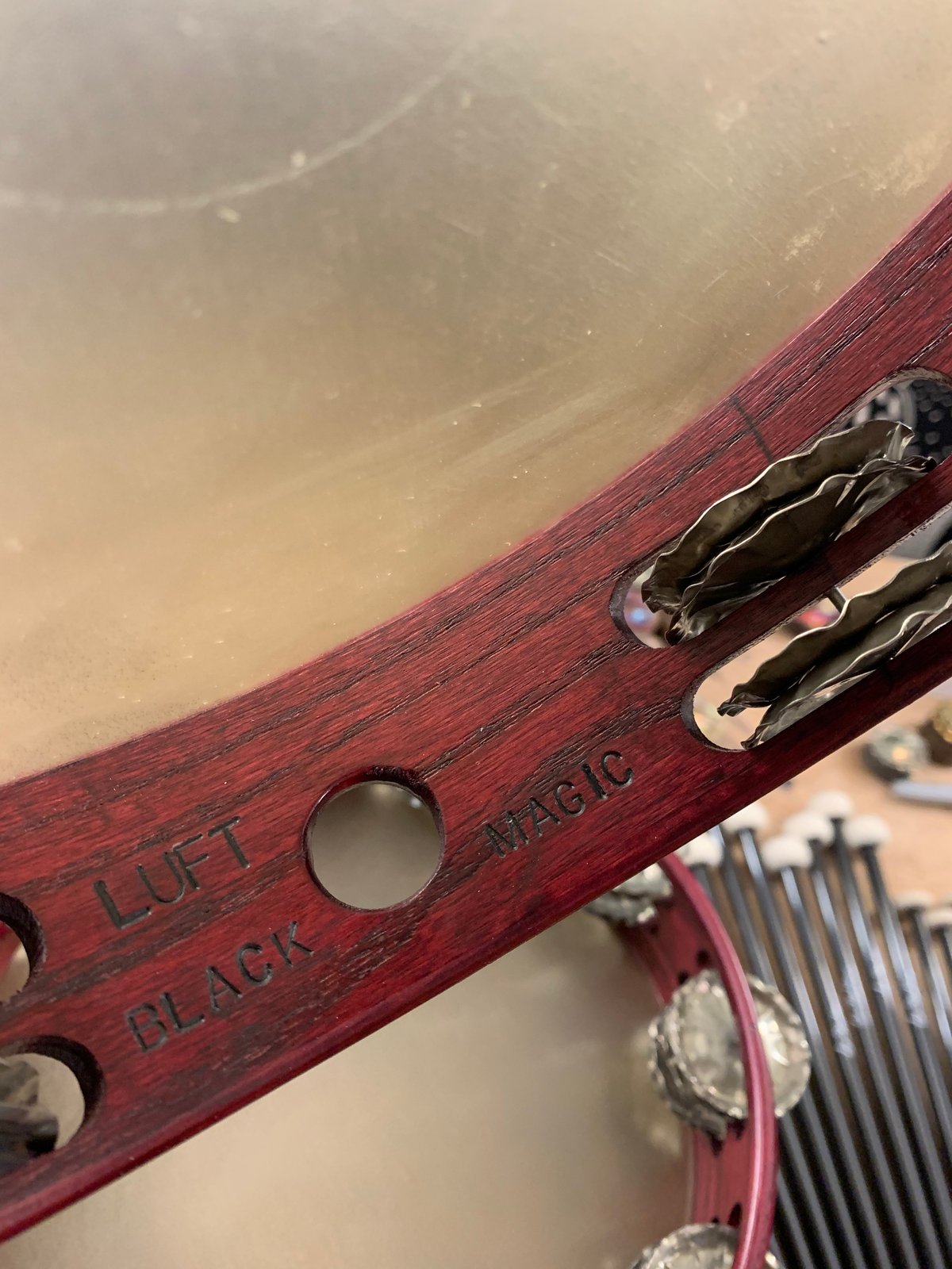 Oxblood German silver | Luft Mallets