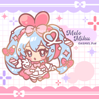 Image 3 of Melo Miku Enamel Pin