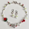 Spring Blooming (Necklace and earrings set)