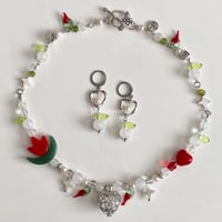 Image 1 of Spring Blooming (Necklace and earrings set)