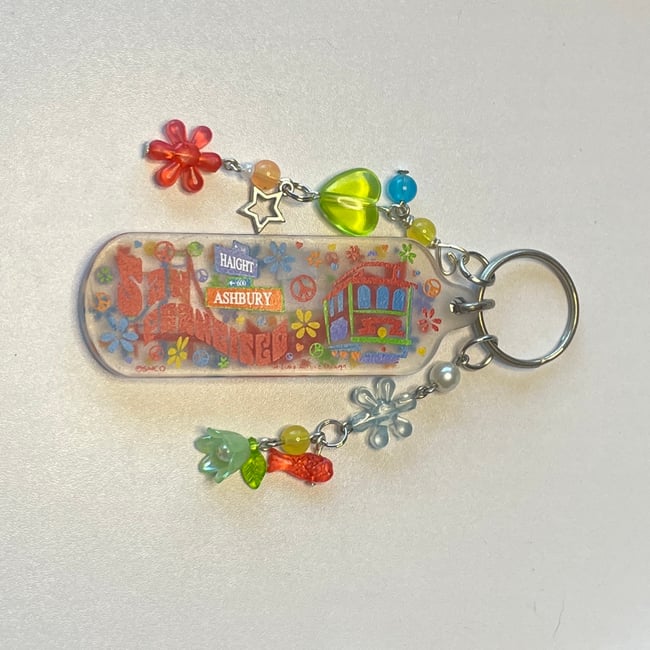 san francisco colors keychain