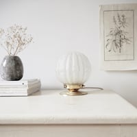 Image 2 of Lampe A Poser Art Deco Geometrique .