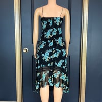 Image 4 of ZINC dark floral maxi dress