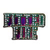 Iced Out Wordmark Pin - Rainbow