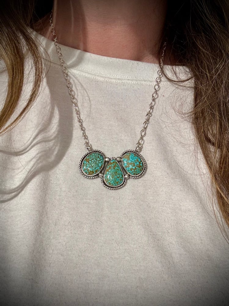 Image of Mine #8 Turquoise Bar necklace (2)