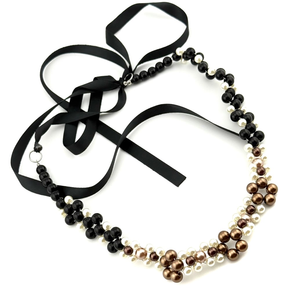 Image of Poppy Brown Beaded Headband