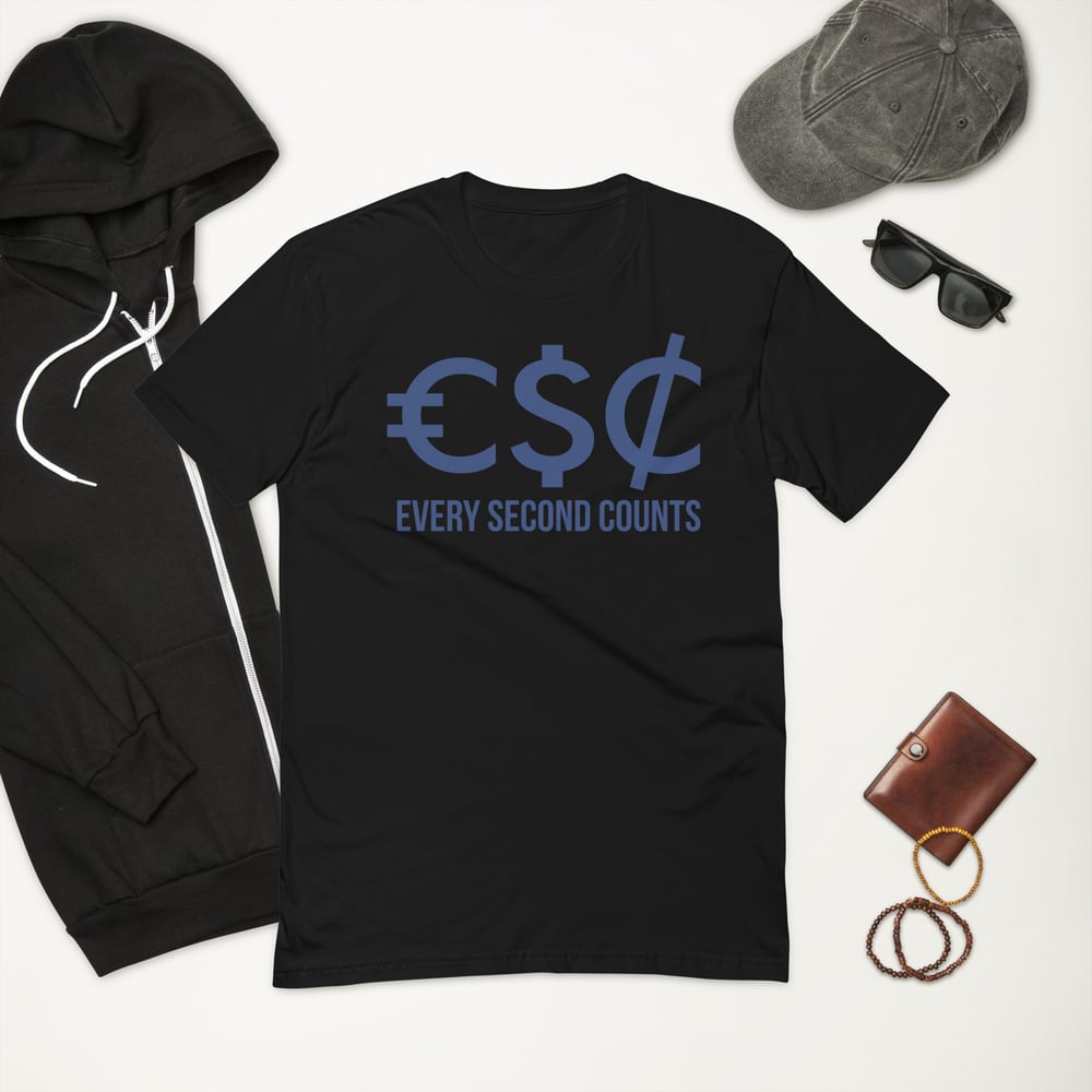 Image of NVY STAMP EVERY SECOND COUNTS T-SHIRT