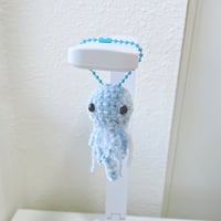 Image 8 of crochet jellyfish keychain (pick your color)