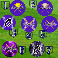 Image 1 of Baseball/Softball Earrings