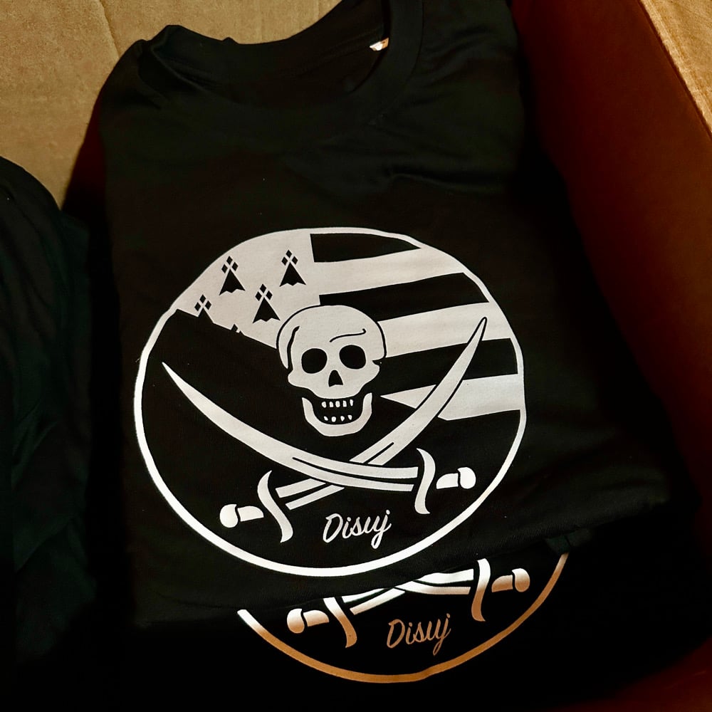 Image of T-shirt noir "Pirate Breton"