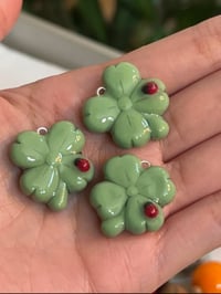 Image 3 of clover with ladybug charms 🐞🍀