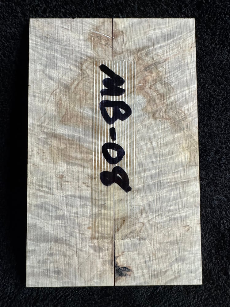 Image of Maple Burl Knife Scales MB-08